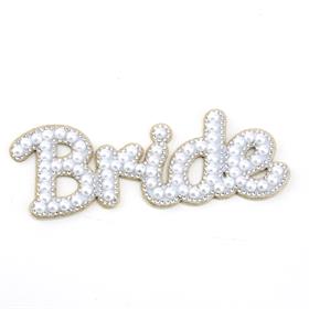 İncili Taşlı Bride Aplike