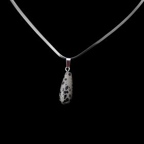 Jasper Taşı Oval Damla Kolye Ucu