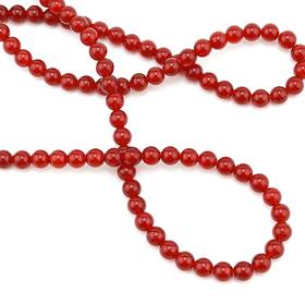 Kahverengi Doğal Akik Taşı Boncuk