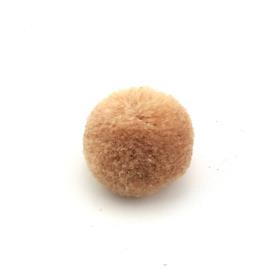 Kahverengi Yün Ponpon 2 cm 10 Adet