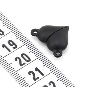 Kalp Şeklinde Mıknatıslı Bileklik Klipsi Siyah