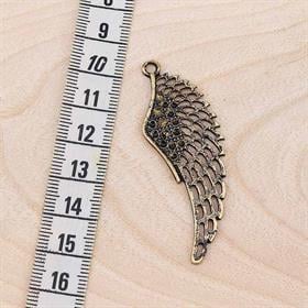 Kanat Şeklinde Metal Takı Ucu