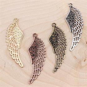 Kanat Şeklinde Metal Takı Ucu