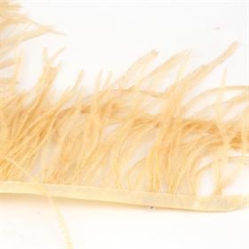 Kapuçino Devekuşu Tüyü Şerit