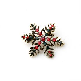 Kar Tanesi Antik Broş