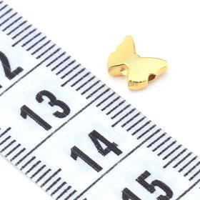 Gold Kelebek Boncuk 5 Adet