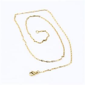 Kararmaz Çelik Altın Kolye Zinciri 45 cm