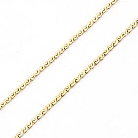 Kararmaz Çelik Altın Renk Kolye Zinciri 45 cm