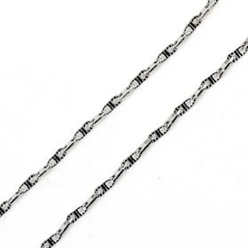 Kararmaz Çelik Gümüş Kolye Zinciri 45 cm