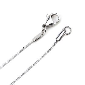 Kararmaz Çelik Gümüş Renk Kolye Zinciri 45 cm