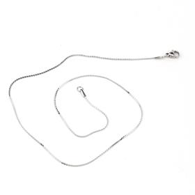 Kararmaz Çelik Gümüş Renk Kolye Zinciri 45 cm