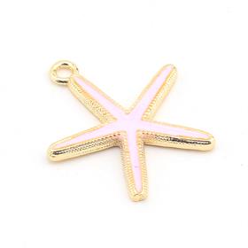 Deniz Yıldızı Takı Ucu Pembe Mineli
