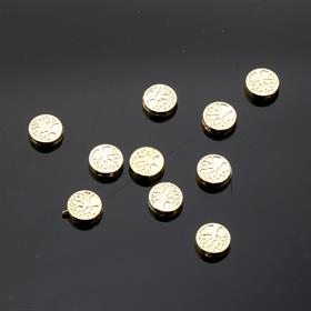 Kararmaz Gold Metal Ağaç Takı Boncuğu