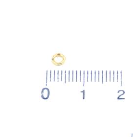 Gold Renk Metal Takı Halkası 10 Adet