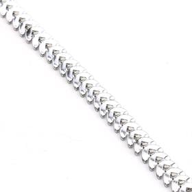 Rodyum Kaplama Kılçık Zincir