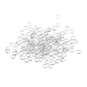 Rodyum Kaplama Metal Takı Halkası