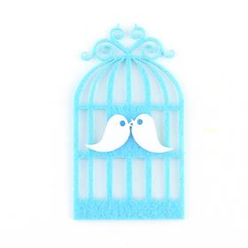 Keçe Kuş Kafesi Magnet (10 adet)