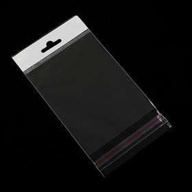 Kendinden Bantlı Askılı Jelatin Poşet 10 cm X 20 cm