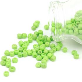 Kesme Kum Cam Boncuk Açık Yeşil 6/0