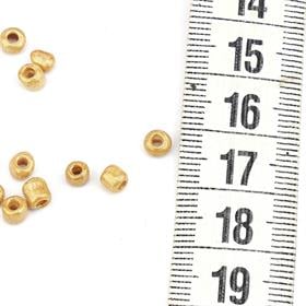 Kesme Kum Cam Boncuk Altın 6/0