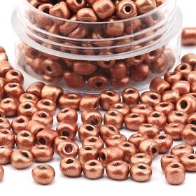 Kesme Kum Cam Boncuk Bakır 6/0