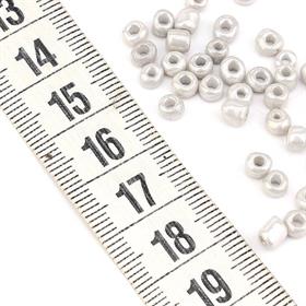 Kesme Kum Cam Boncuk Gümüş