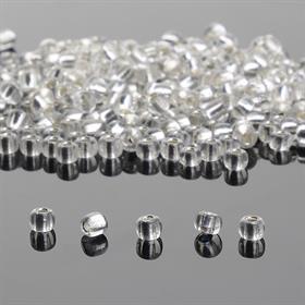 Kesme Kum Cam Boncuk Şeffaf