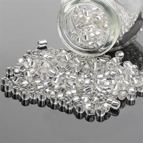 Kesme Kum Cam Boncuk Şeffaf