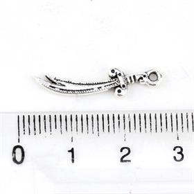 Kılıç Figür Metal Takı ve Tesbih Ucu (10 Adet)