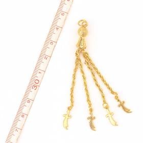 Kılıç Figürlü Metal Püskül