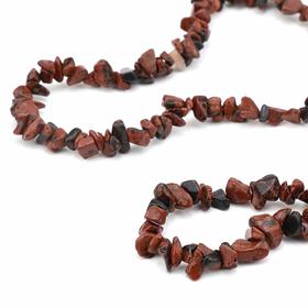 Kırık Kahverengi Obsidyen Taşı Boncuk