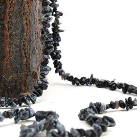 Kırık Obsidyen Taşı Boncuk