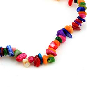 Kırık Renkli Sedef Taşı Boncuk