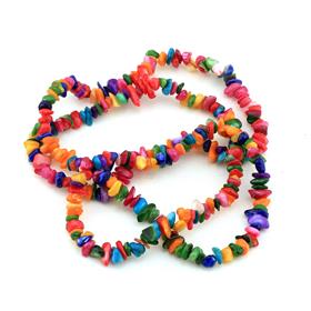 Kırık Renkli Sedef Taşı Boncuk