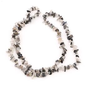 Kırık Rutil Kuvars Taşı Boncuk