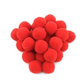 Kırmızı Ponpon 50 Adet