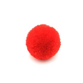 Kırmızı Yün Ponpon 2 cm 10 Adet
