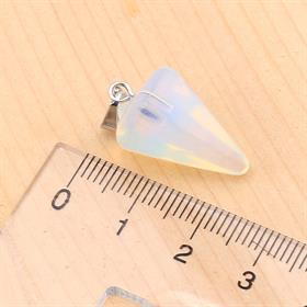 Konik Piramit Opal Kolye Ucu