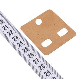 Kraft Küpe Sunum Kartı 50 Adet