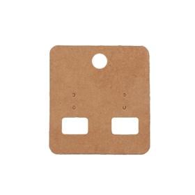 Kraft Küpe Sunum Kartı 50 Adet