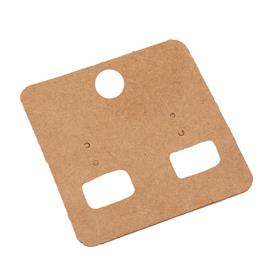 Kraft Küpe Sunum Kartı 50 Adet