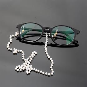 Krem Boncuklu Gözlük İpi Zinciri