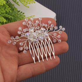 Kristal Boncuklu Tarak Toka 2 adet