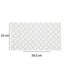 Kristal Damla Taşlı Beyaz İncili Yapıştırma Mesh