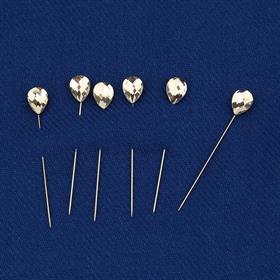 Kristal Damla Taşlı Eşarp Şal İğnesi 6 adet