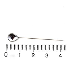 Kristal Damla Taşlı Eşarp Şal İğnesi 6 adet