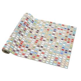 Kristal Dikdörtgen Taşlı Renkli Yapıştırma Mesh