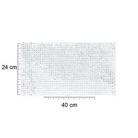 Kristal Full Kare Taşlı Yapıştırma Meş Tabaka 8 mm
