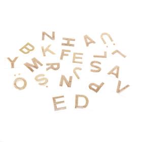 Kristal Gold Taşlı Ütüyle Yapıştırma Harf