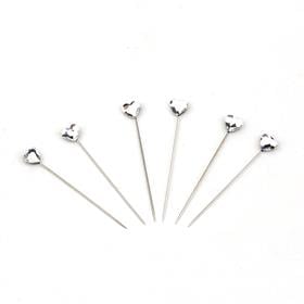 Kristal Kalp Taşlı Eşarp Şal İğnesi 6 adet